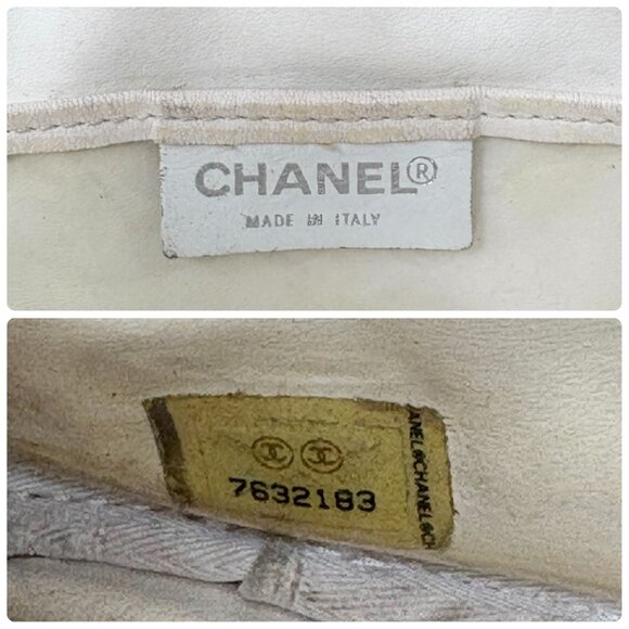 CHANEL Vintage 02S CC Logo Chain Shoulder Bag Handbag Terry Cloth [106384] - Picture 14 of 14